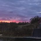 Sunset at Kiel Canal 