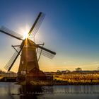 Sunset at Kinderdijk