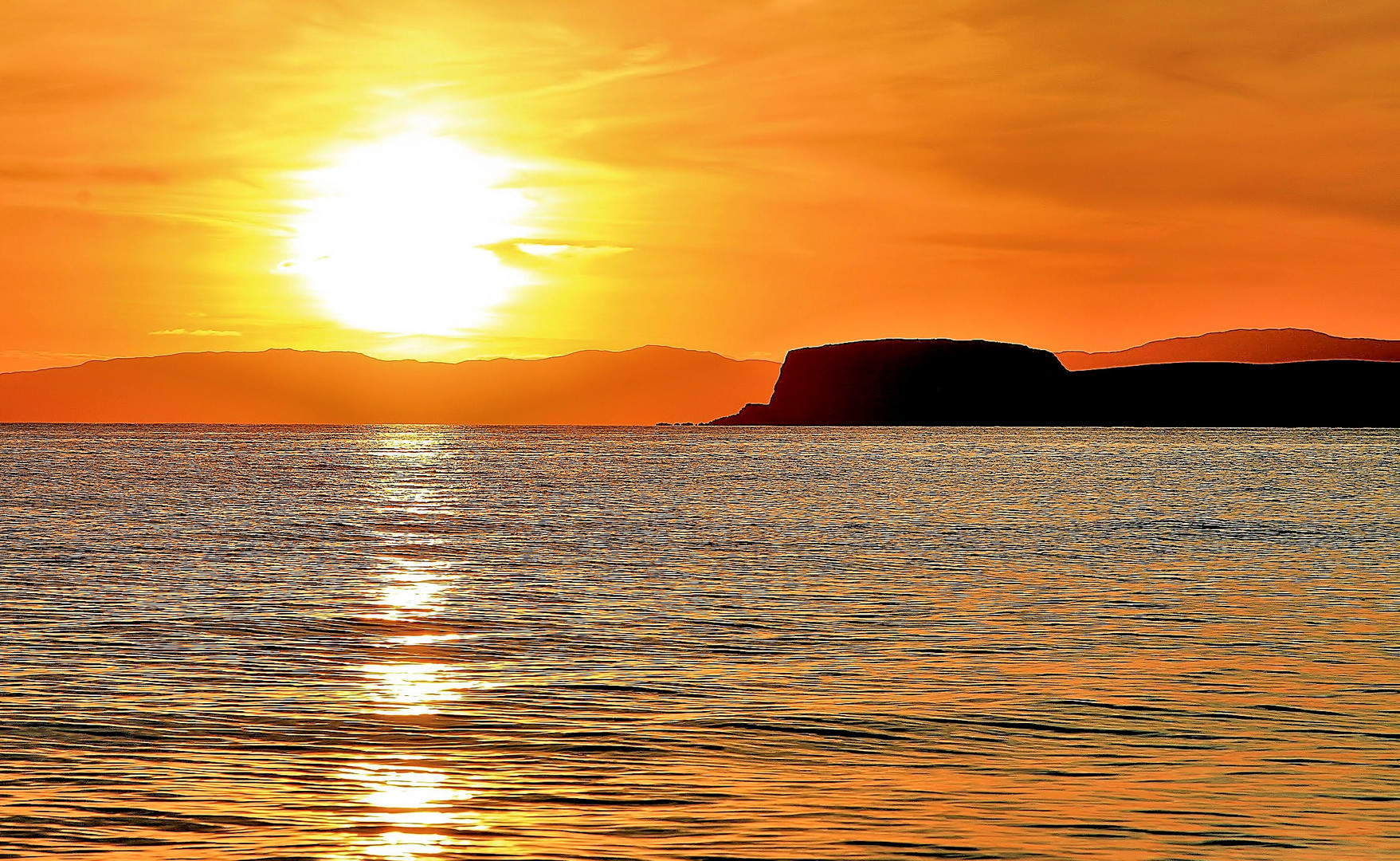 "Sunset at Kintyre "