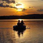 sunset at Kochelsee