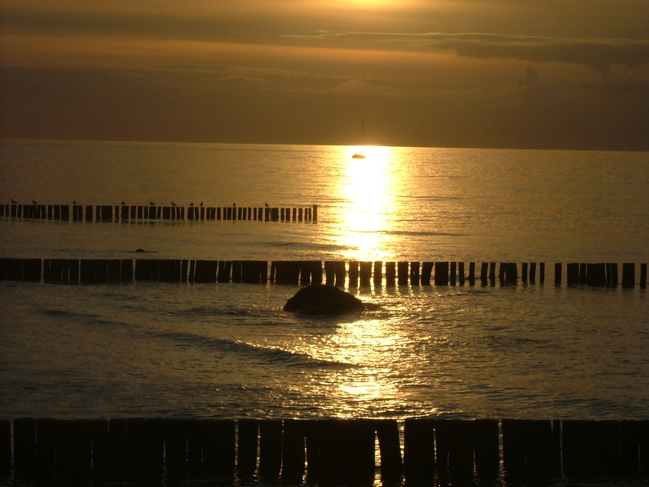 "Sunset at Kühlungsborn"