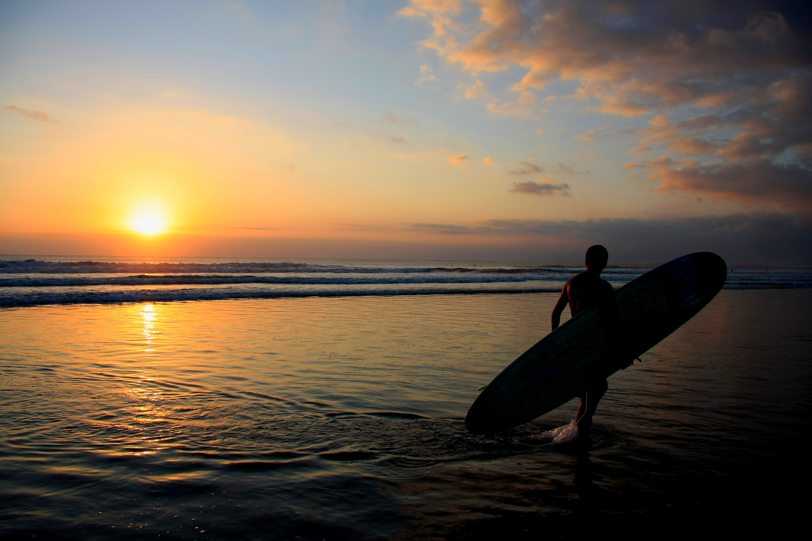 Sunset at Kuta Beach