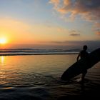 Sunset at Kuta Beach