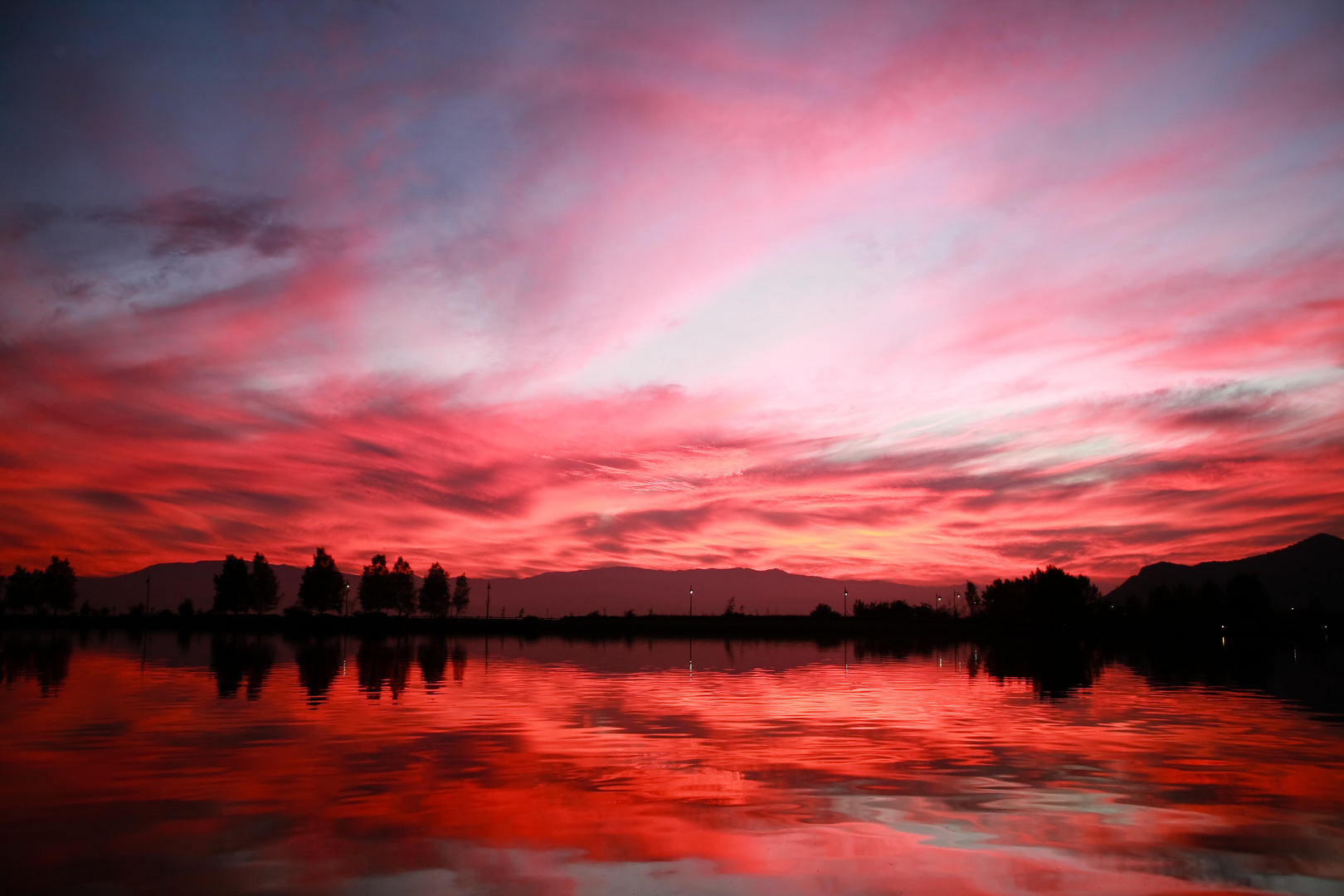 Sunset at Laguna Piedra Roja 2