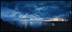 Sunset at Lake Butte Overlook