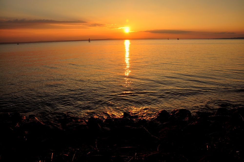 Sunset at Lake Constance