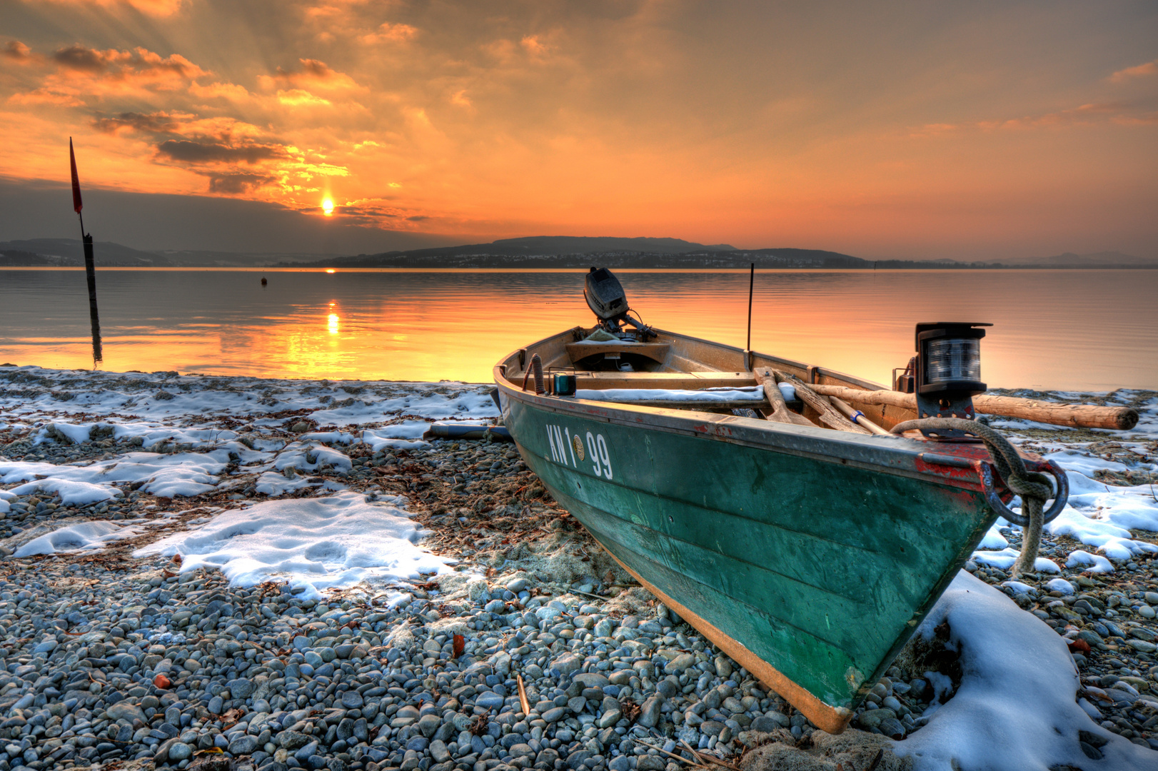 Sunset at Lake Constance