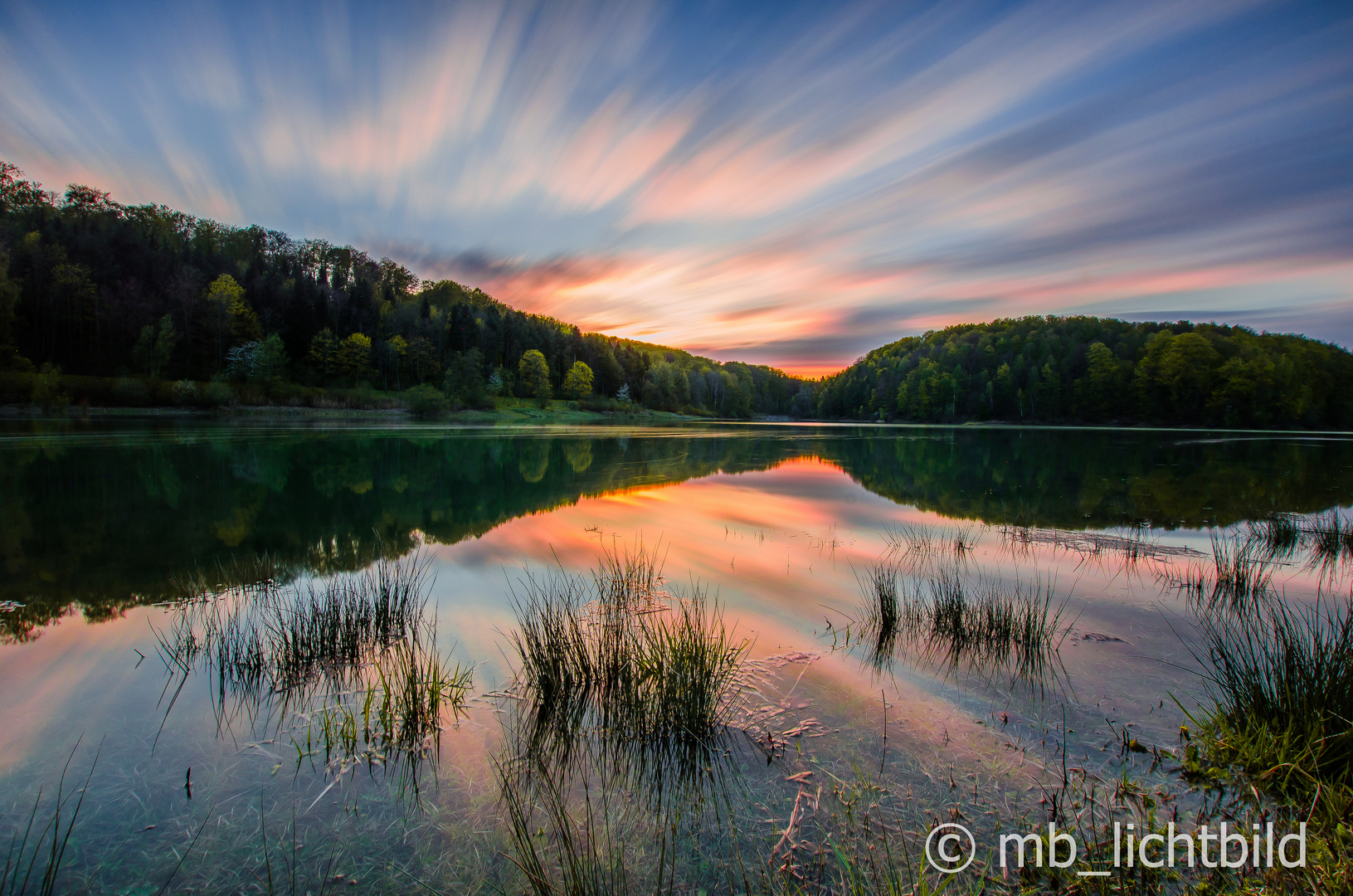 Sunset at Lake Glems