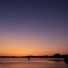 Sunset at lake "Müritz"