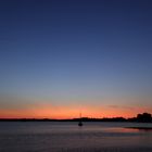 Sunset at lake "Müritz"