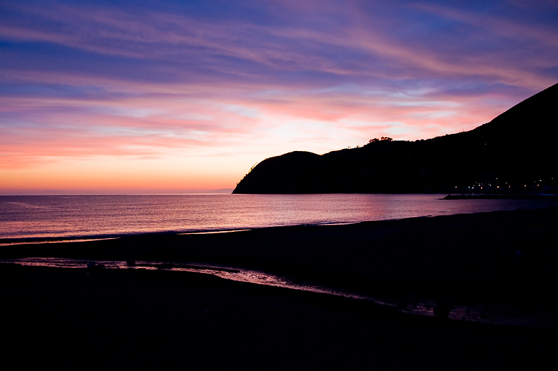 Sunset at Levanto (Italy)