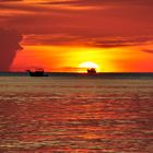 Sunset at long beach, Phu Quoc, Vietnam