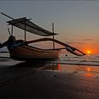 * Sunset at Lovina Beach *