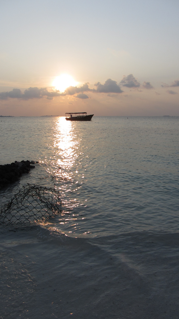 sunset at Maledives