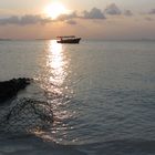 sunset at Maledives