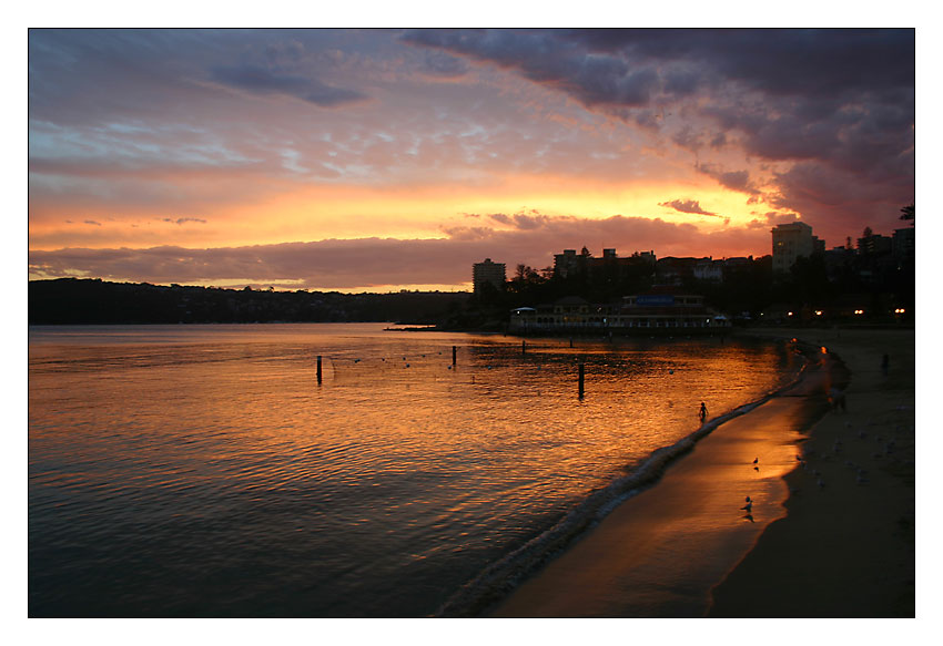 Sunset at Manly Wharf