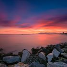 Sunset at Marina di Massa