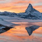 "Sunset at Matterhorn"