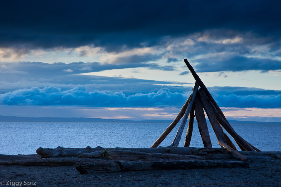 Sunset at Meadowdale Beach