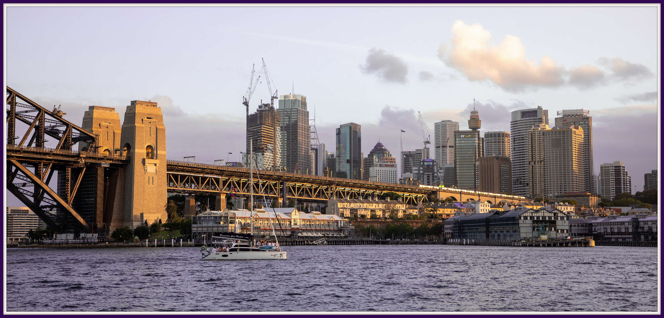 Sunset at Miller's Point, Sydney