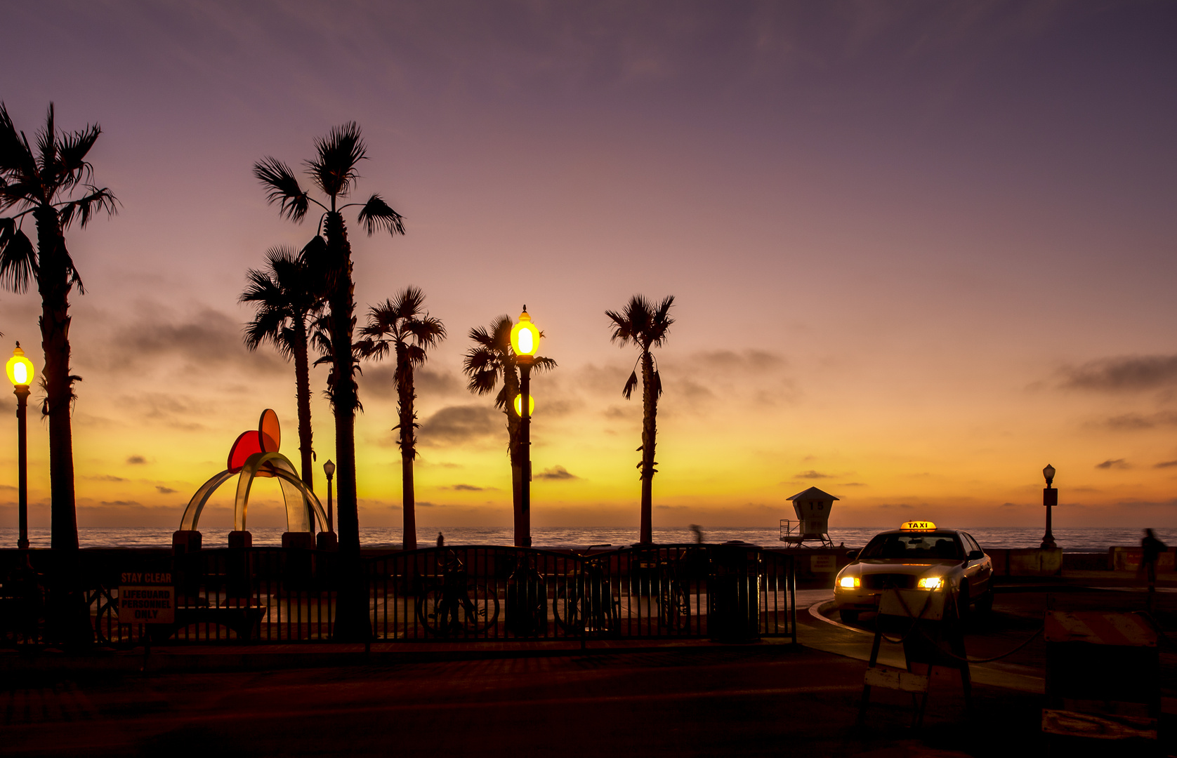 Sunset at Mission Beach