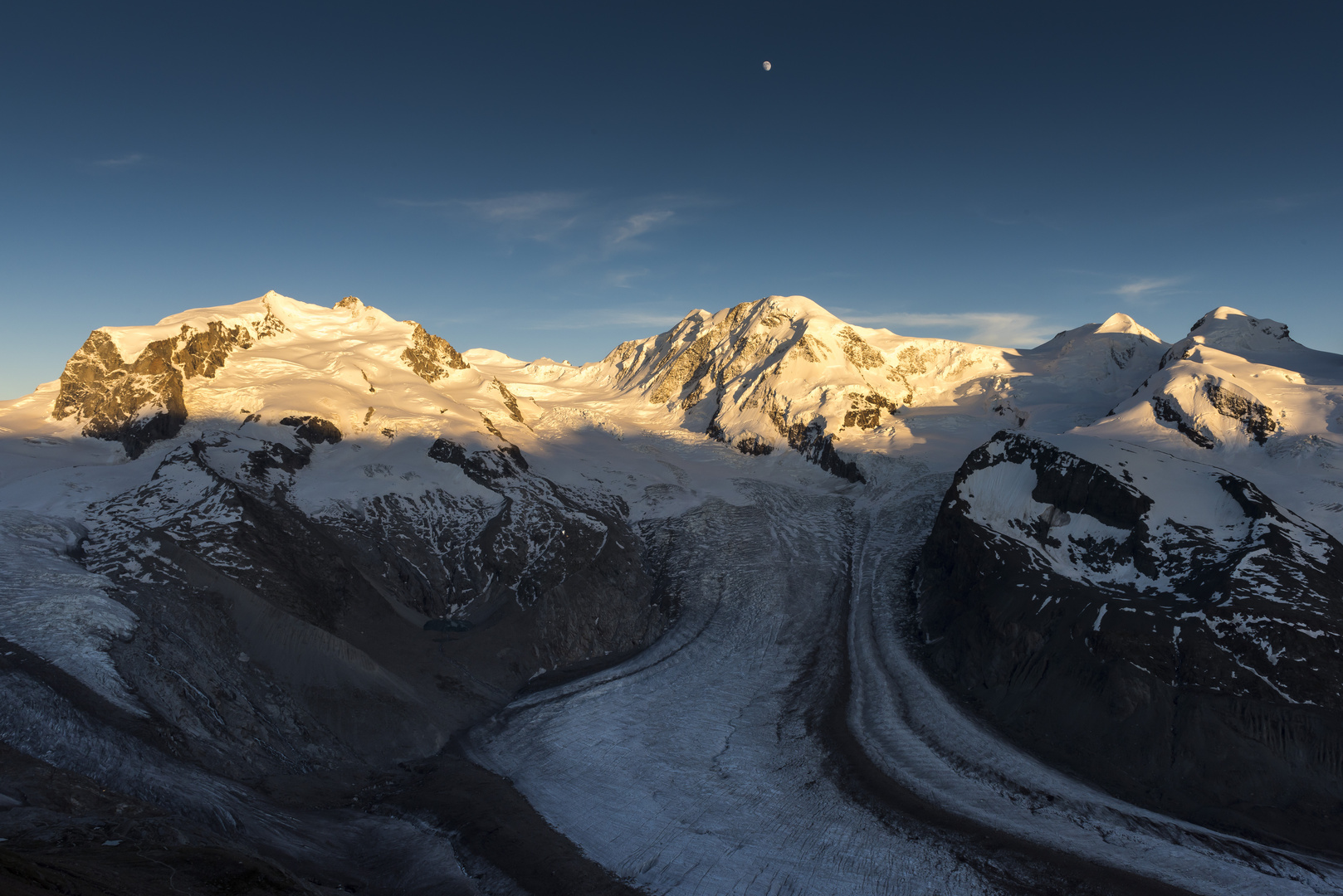 Sunset at Monte Rosa