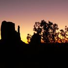 Sunset at Monument Valley