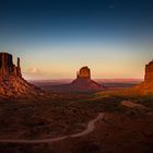 Sunset at Monument Valley