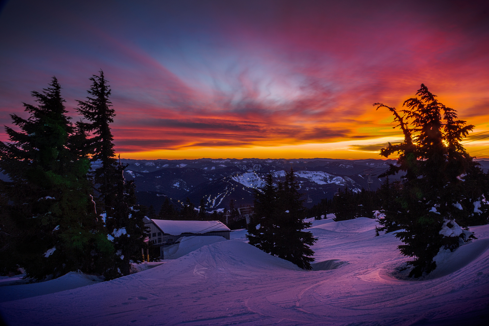 Sunset at Mt Hood