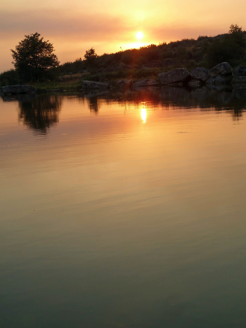 Sunset at my own lake