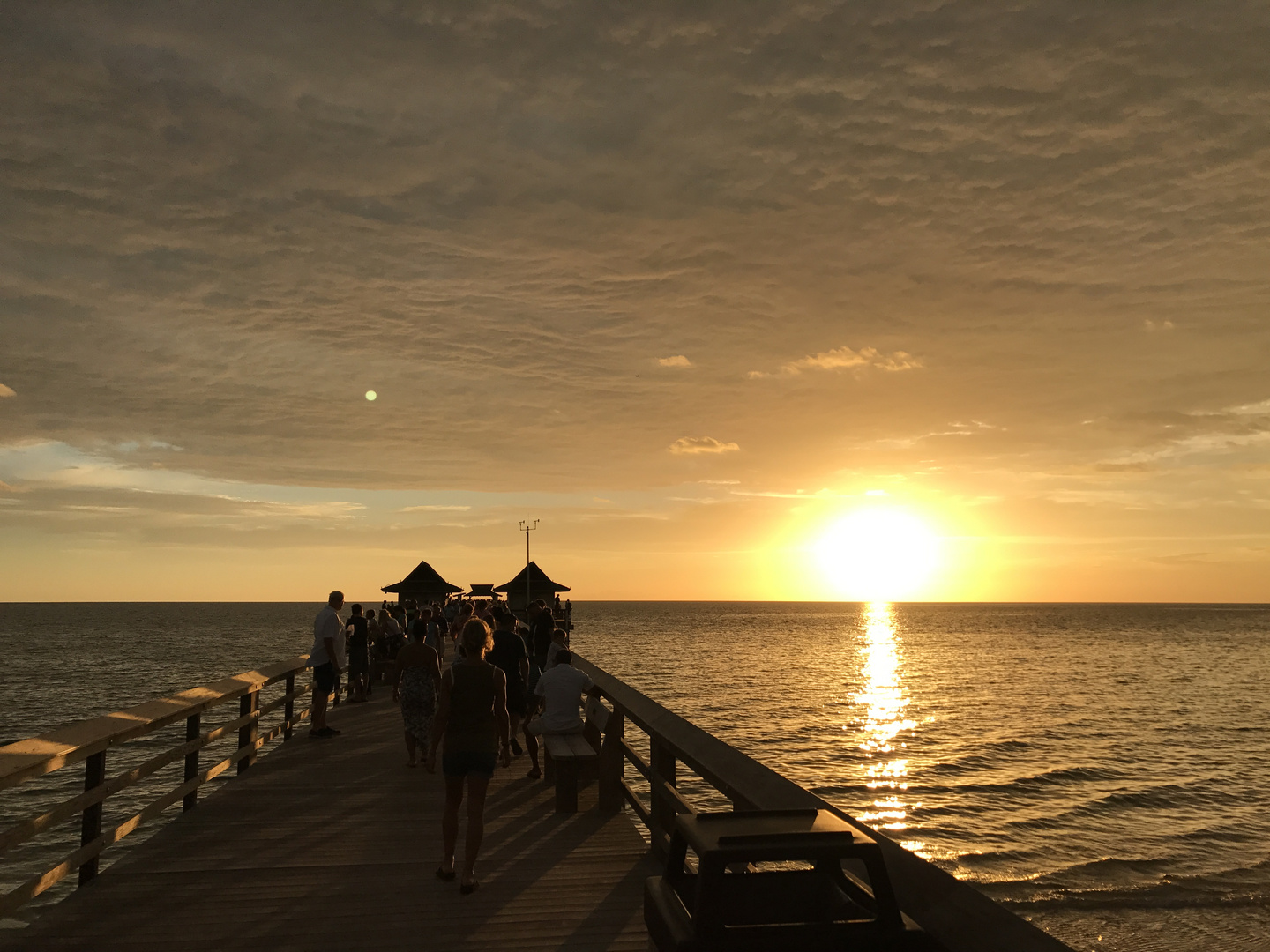 Sunset at Naples Pier