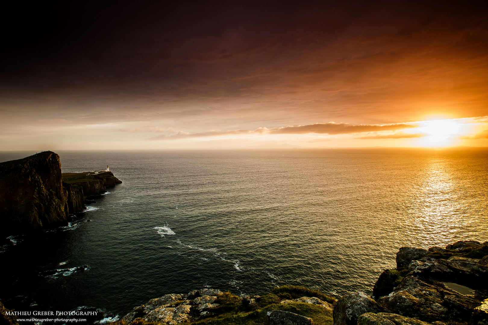 Sunset at Neist Point Lighthouse