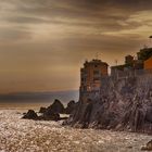 Sunset at Nervi,Italy