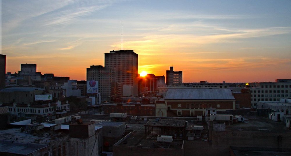 Sunset at New Orleans