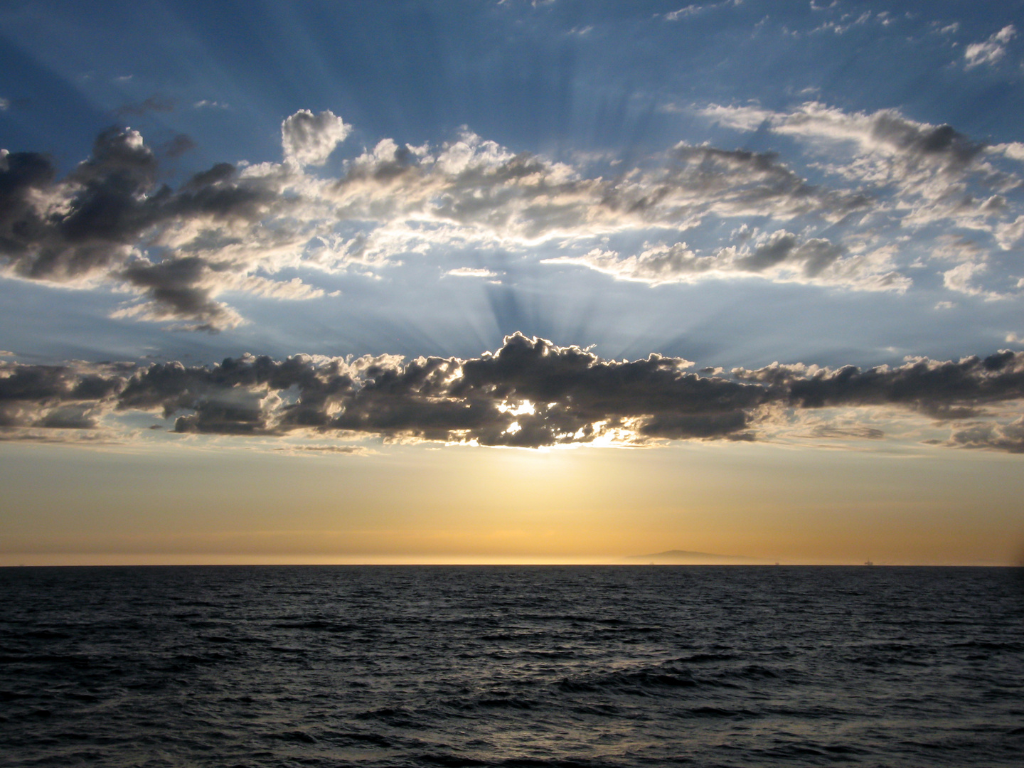 Sunset at Newport Beach