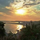 Sunset at Newport Beach, California