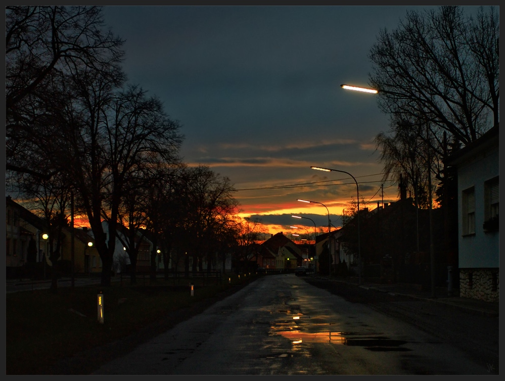 sunset at ollersdorf