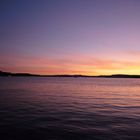 sunset at Oslo harbor