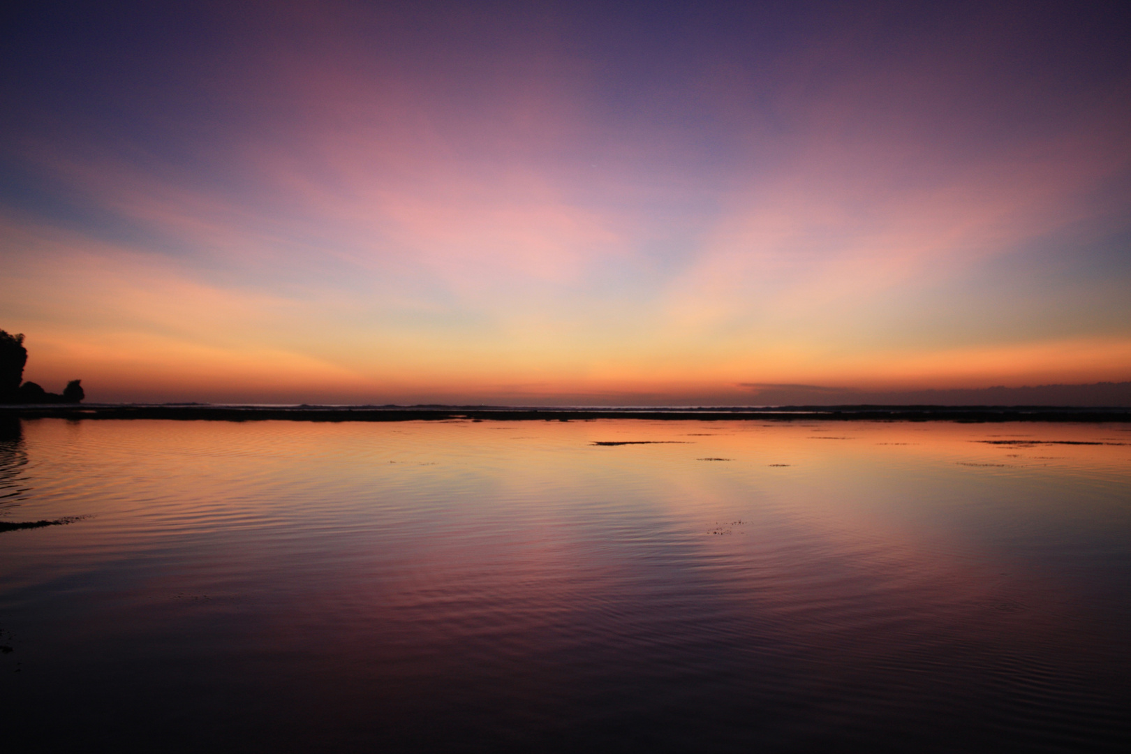 Sunset at Padang Padang Beach, Bali