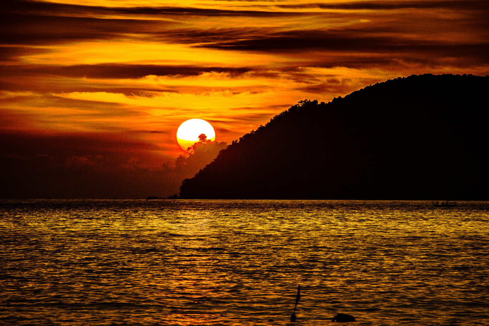 sunset at pantai Tengah  Foto Bild sonnenunterg nge 