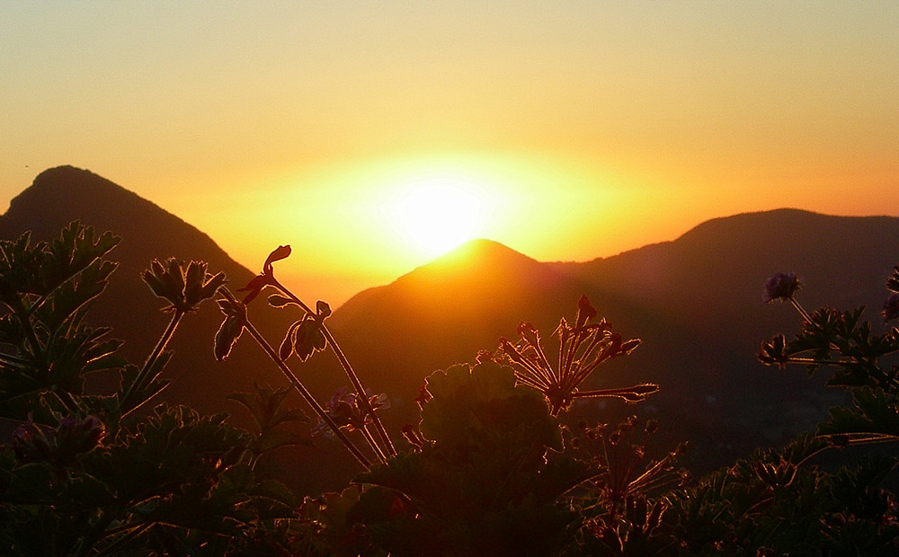 Sunset at Pelekas, Corfu Island, Greece