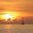 sunset at Pelican Marina, St Maarten