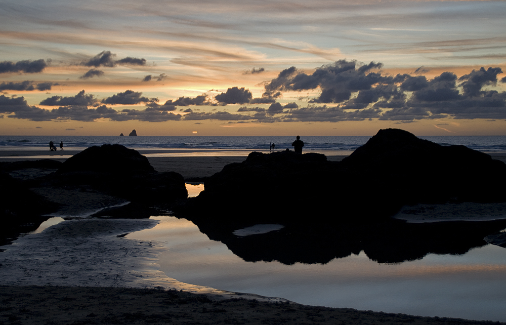 Sunset at Perranporth