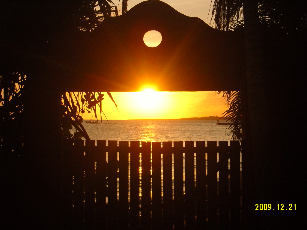 Sunset at Playa el Yaque