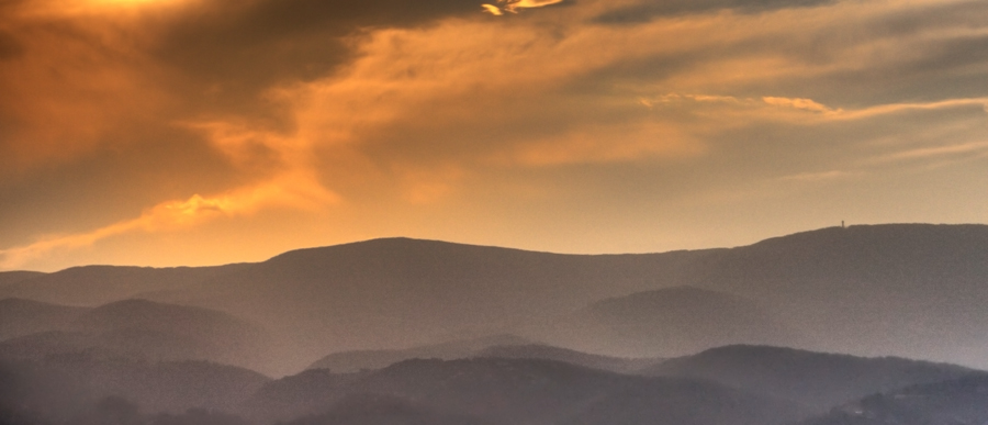 Sunset at Pohorje