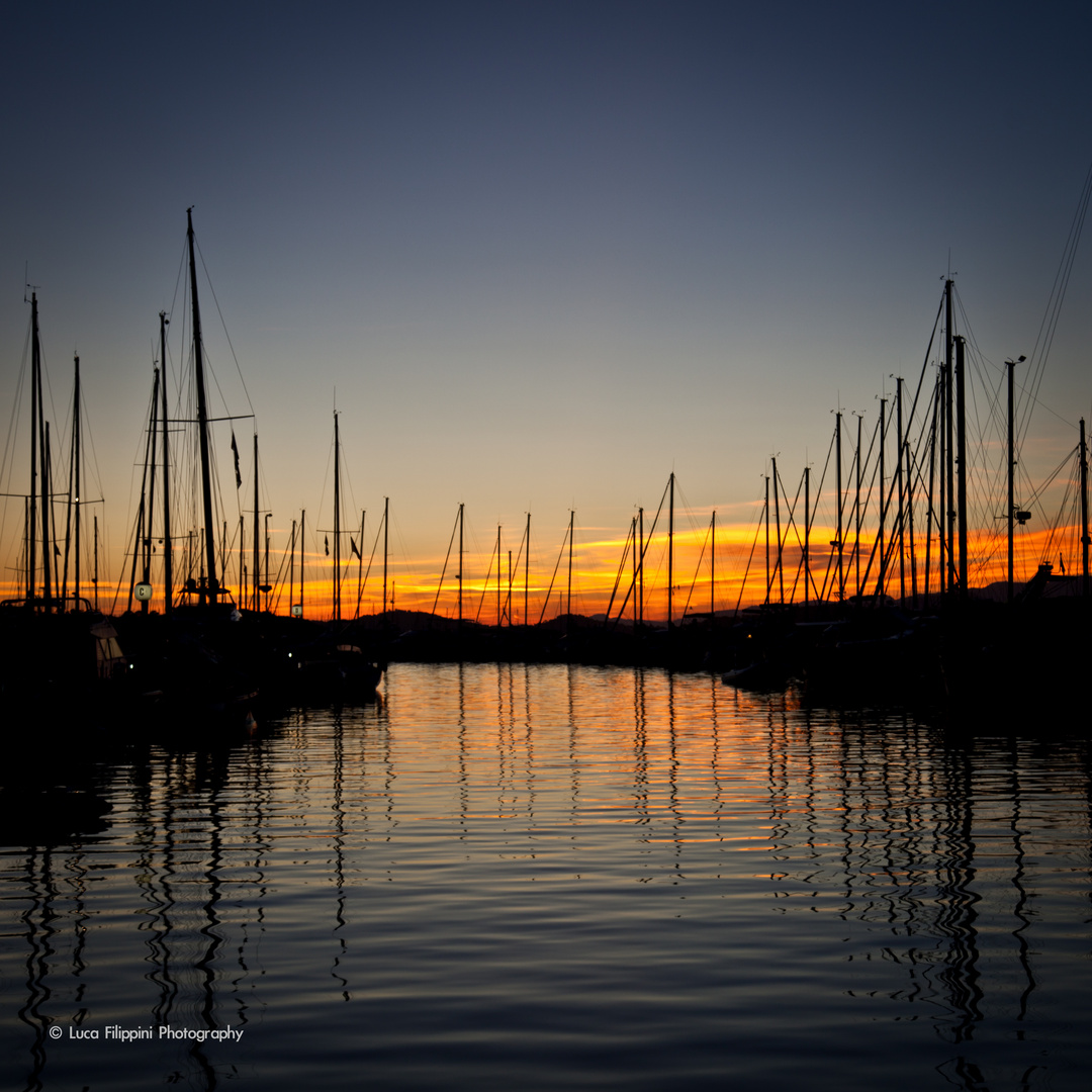 Sunset at Porquerolles....