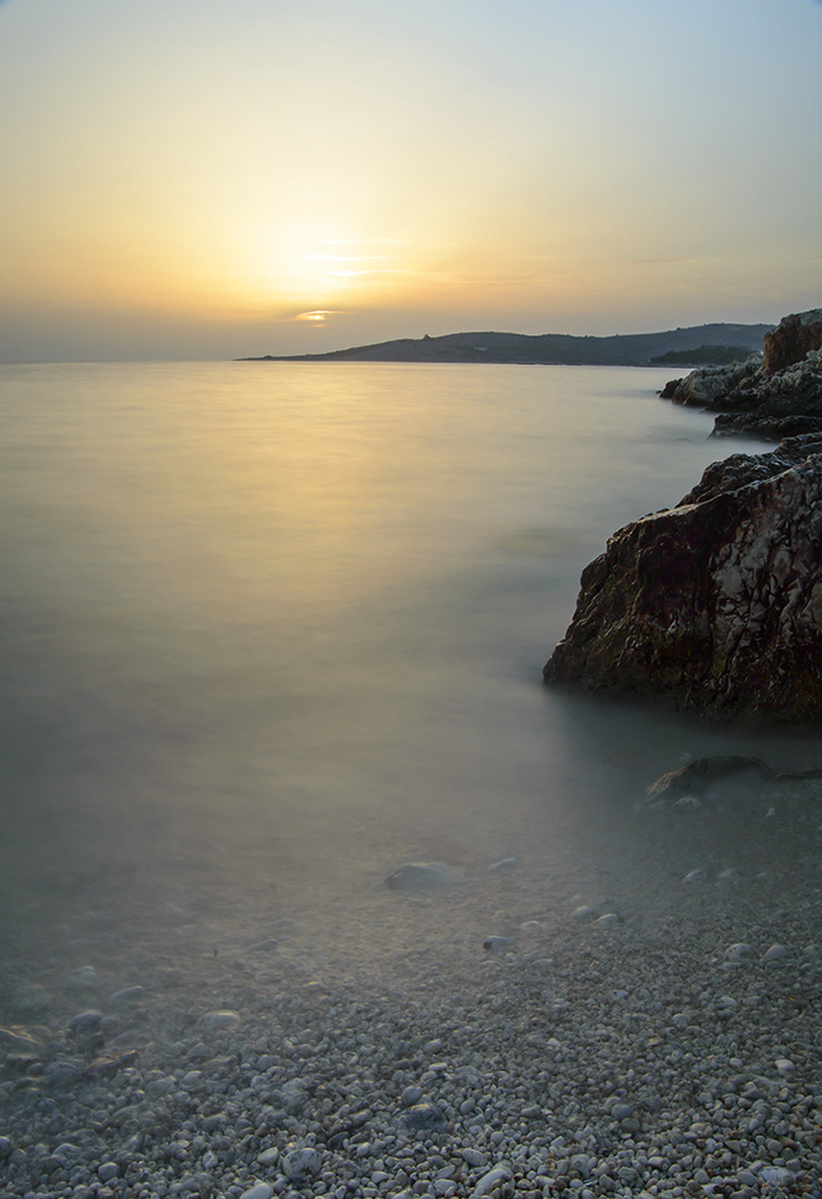 sunset at Porto Palermo