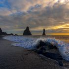 Sunset at Reynisfjara