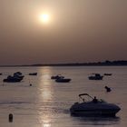 Sunset at river Guadalquivir