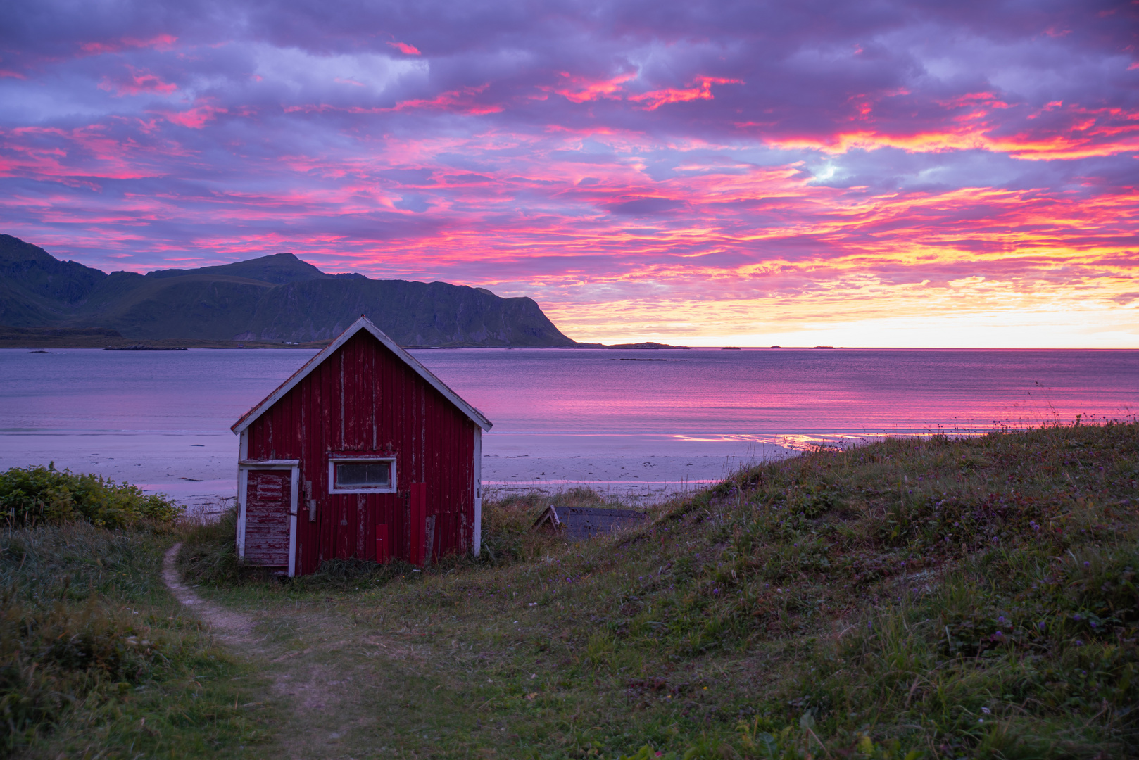 Sunset at Rorbuer